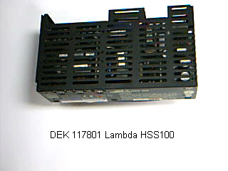 DEK 117801 Power Supply, Weir Lambda HSS 100 